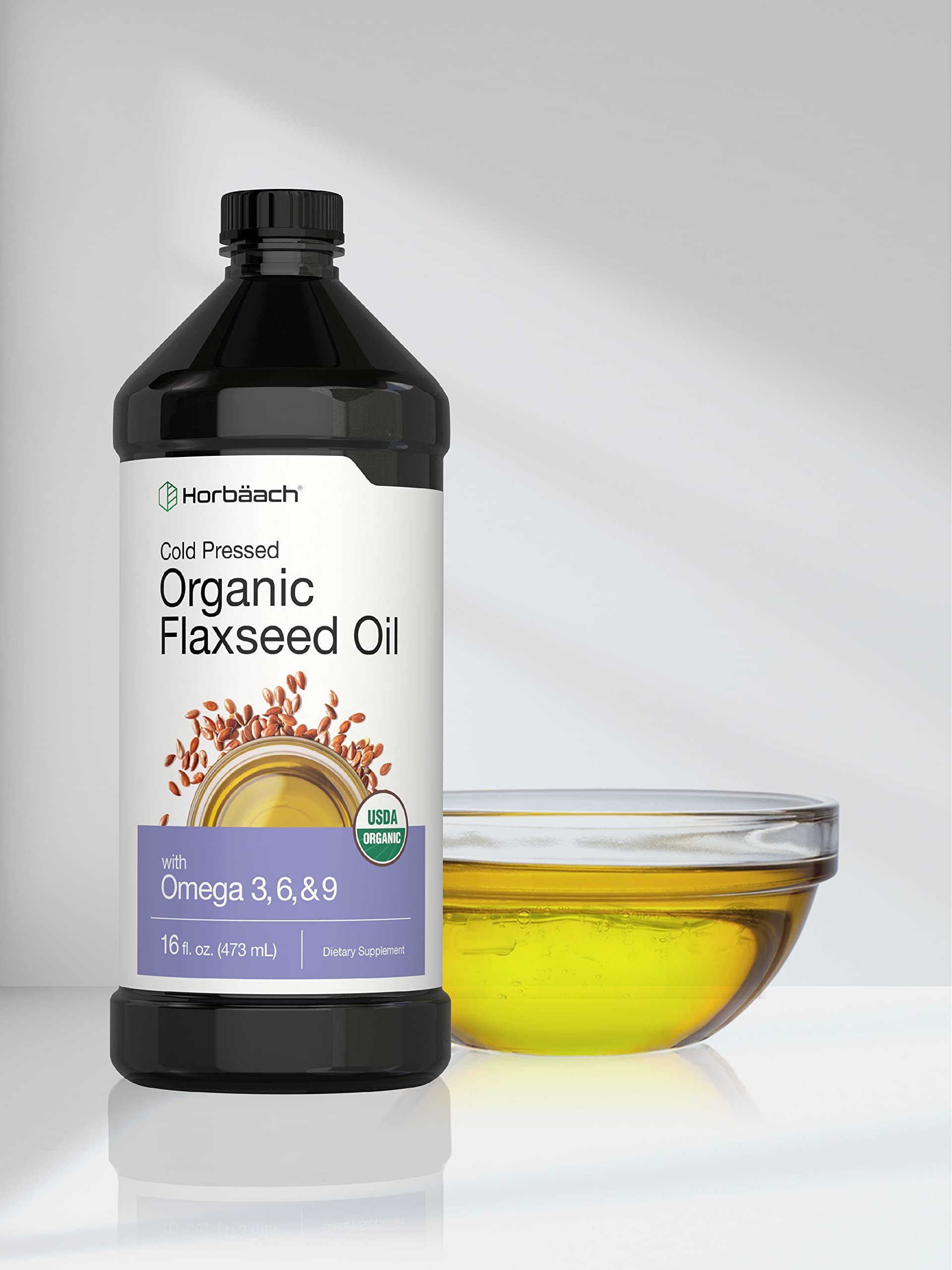 Horbäach Organic Flaxseed Oil | 16 fl oz (Pack of 3) | Cold Pressed — Amazon image 7