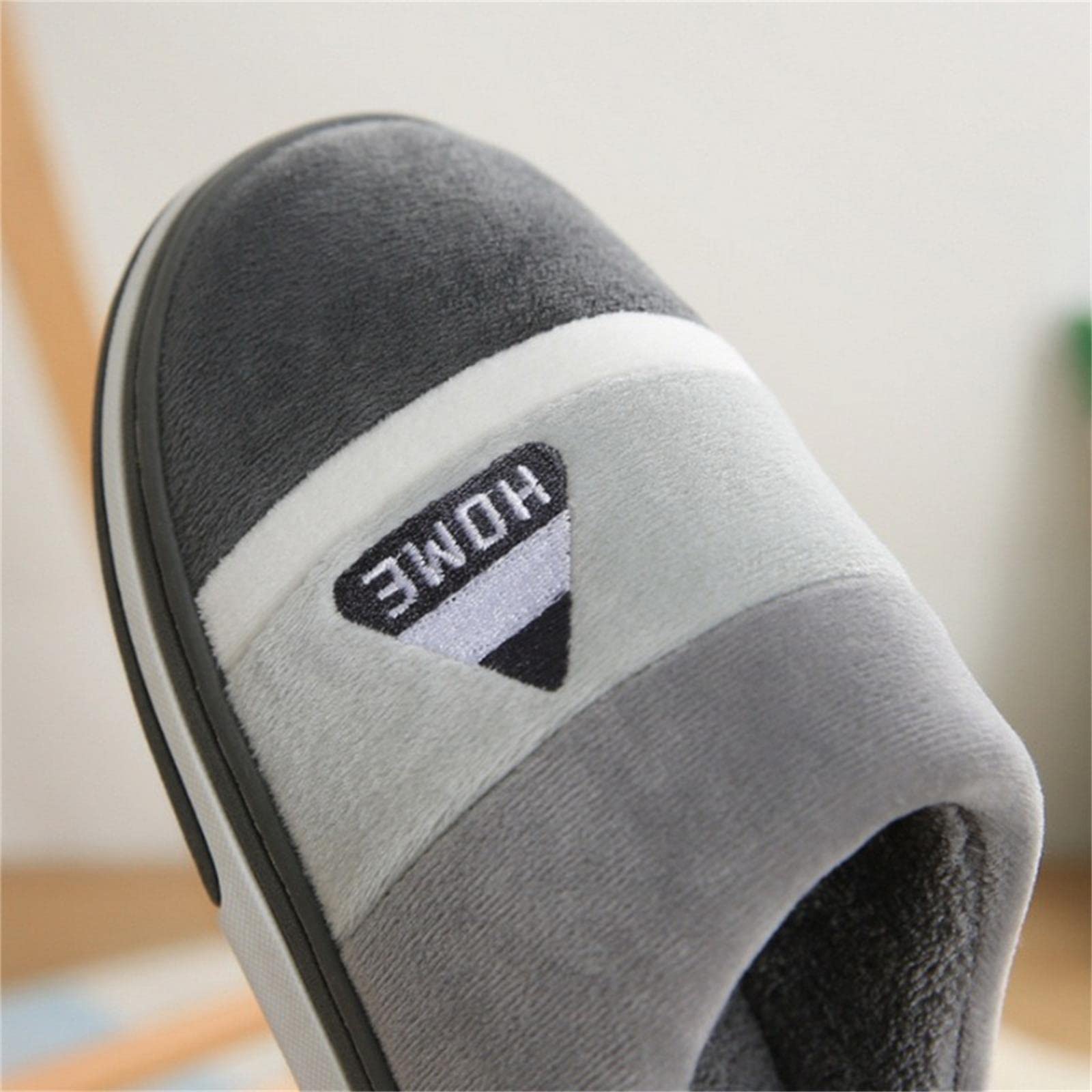 Pantofola Invernale Pantofole in Cotone Caldo Inverno per Uomini Scarpe Coppie A Strisce Resistenti All'Abbigliamento da Casa
