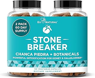 Chanca Piedra Stone Breaker – Natural Dissolver, Kidney Cleanse & Gallbladder Supplement – Detoxify Urinary Tract, Flush Impurities, Clear System – 120 Vegan Soft Capsules