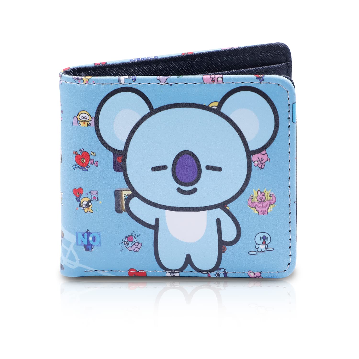 Kpop Army Leather Wallet Cartoon Army Purse Credit Card Holder | Desertcart  Seychelles