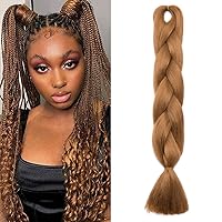 Vista 149 de Benehair 1 paquete de 1 paquete de extensiones de cabello trenzado de 24 pulgadas, extensiones de cabello sintético de alta temperatura, extensiones