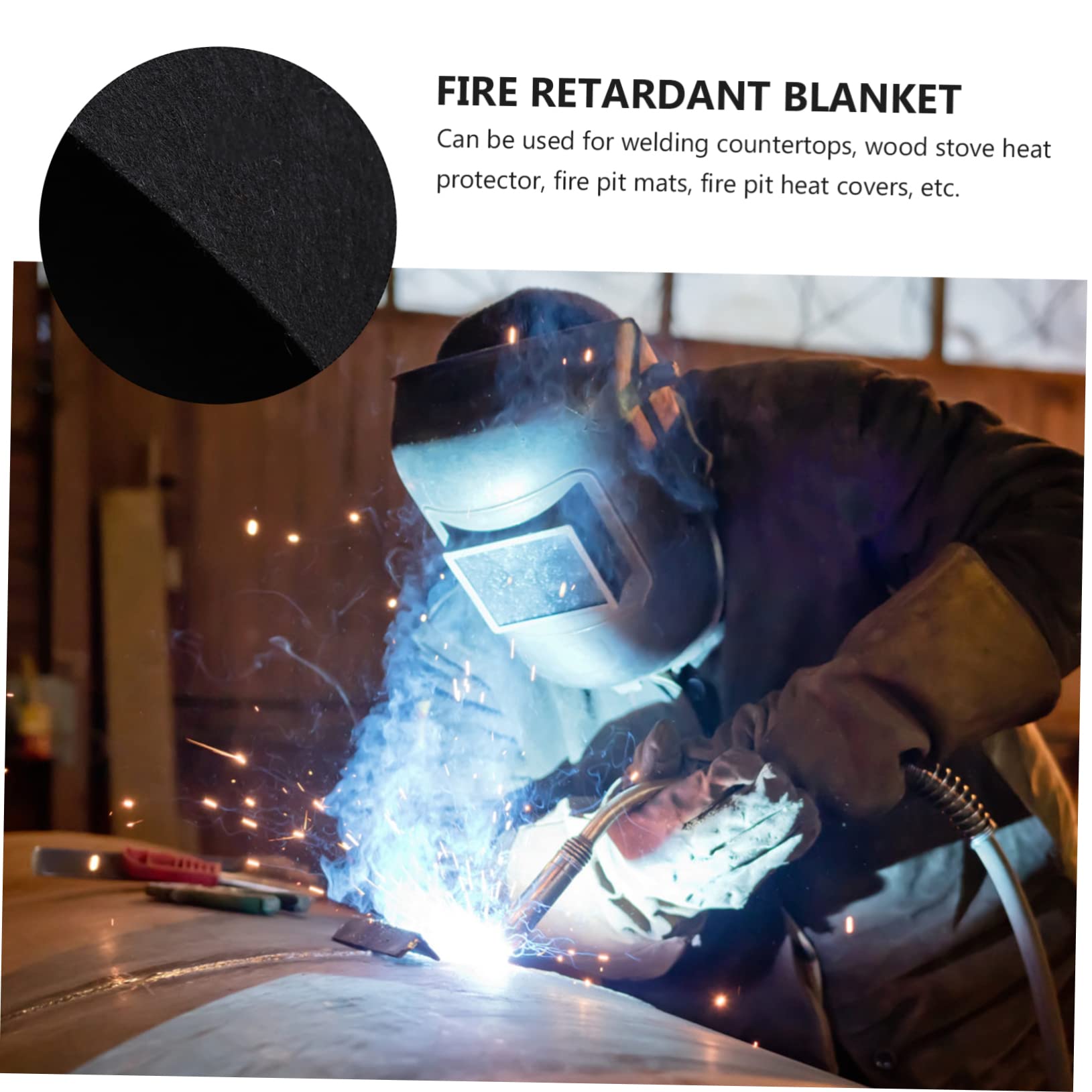 OSALADI 2pezzi Coperte Ignifughe Per Saldatura Tappetino Per Uso Domestico e Facile Da Riporre Per Protezione Da Fiamme e Saldature Di Spessore Materiale Antifiamma