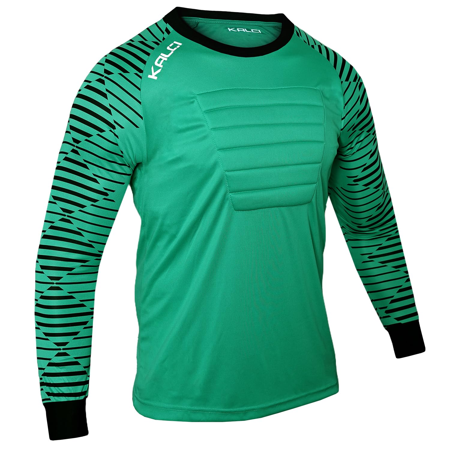 Kalci Soccer Goalie Shirt, Padded Goalkeeper Jersey, Youth/Adult Kids  Sizes, Long Sleeve Football Padded Shirt Mens