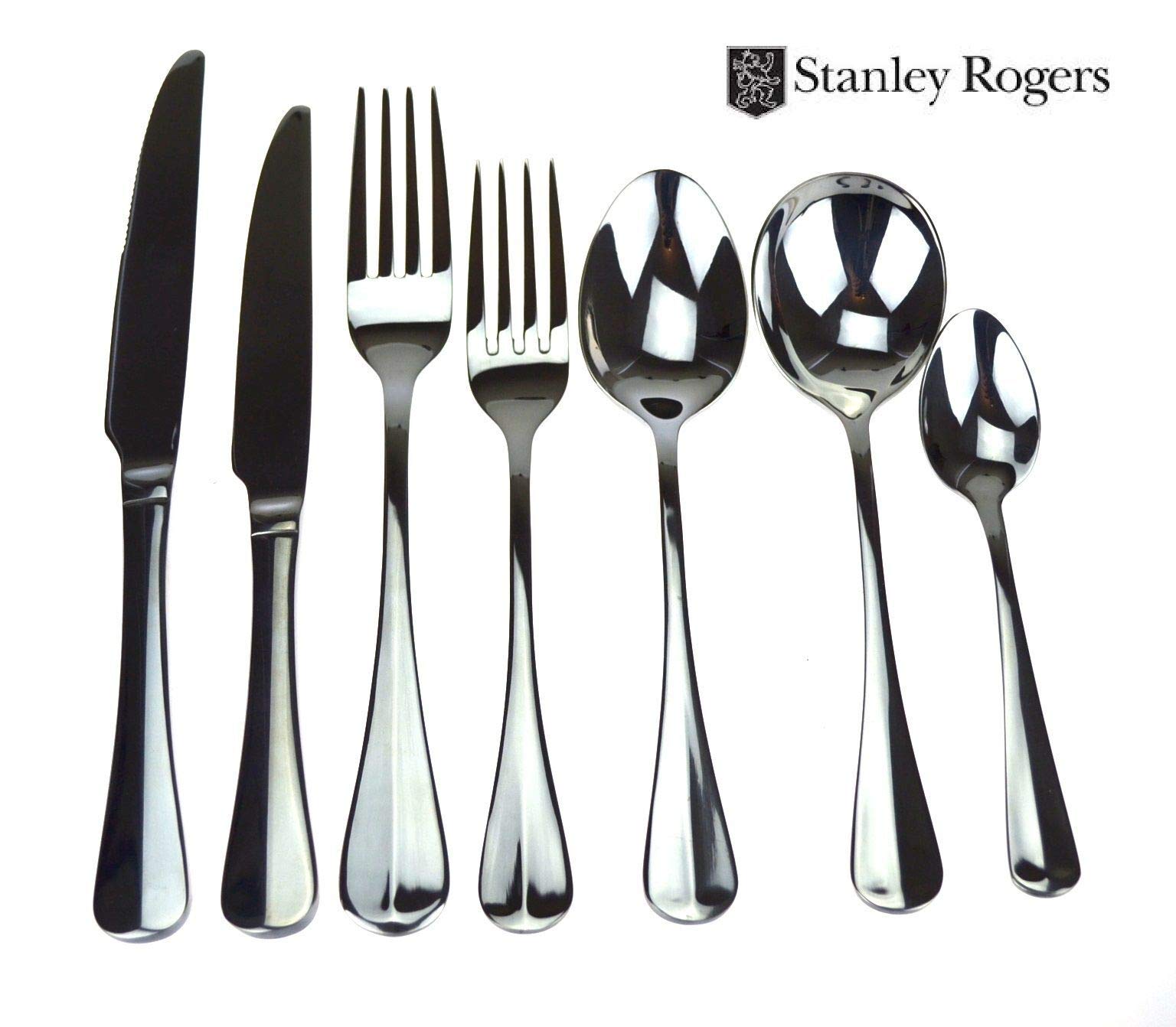 Stanley Rogers 70-Piece Baguette Stainless Steel Cutlery Set - Complete Flatware Service 14 thumbnail image