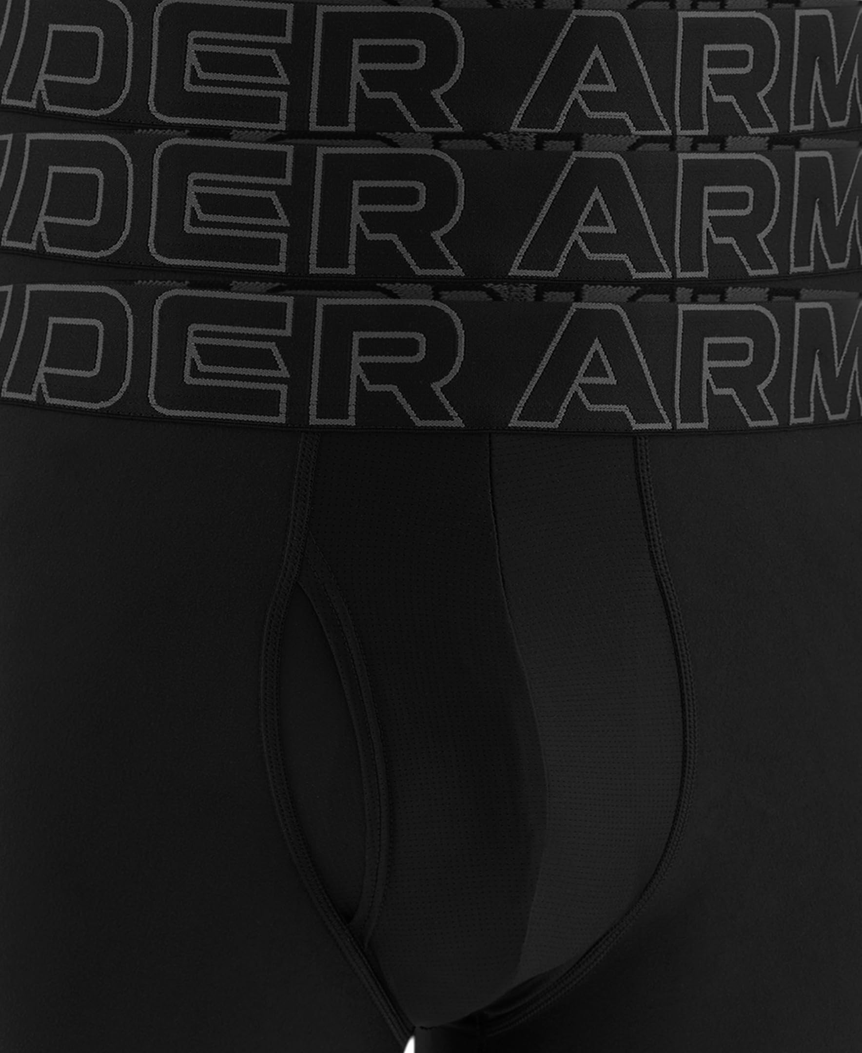 Under Armour Performance Tech Trunk Boxerjock Brief Underwear, 3" Inseam, All-Day Comfort & Ultra-Soft, 3-Pack Boxeur ajusté Homme (Lot de 3)
