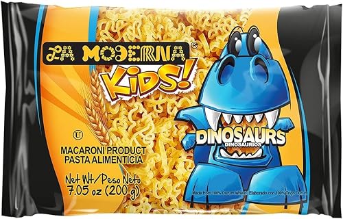 La Moderna Dinosaur Shaped Pasta, 7.05 oz, Pack of 1