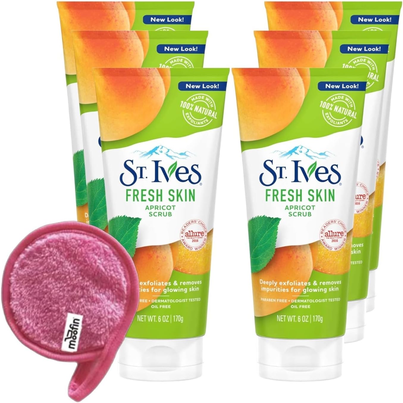 Amazon.com: Amazon Basics Apricot Scrub Facial Cleanser, 6 Ounce ...