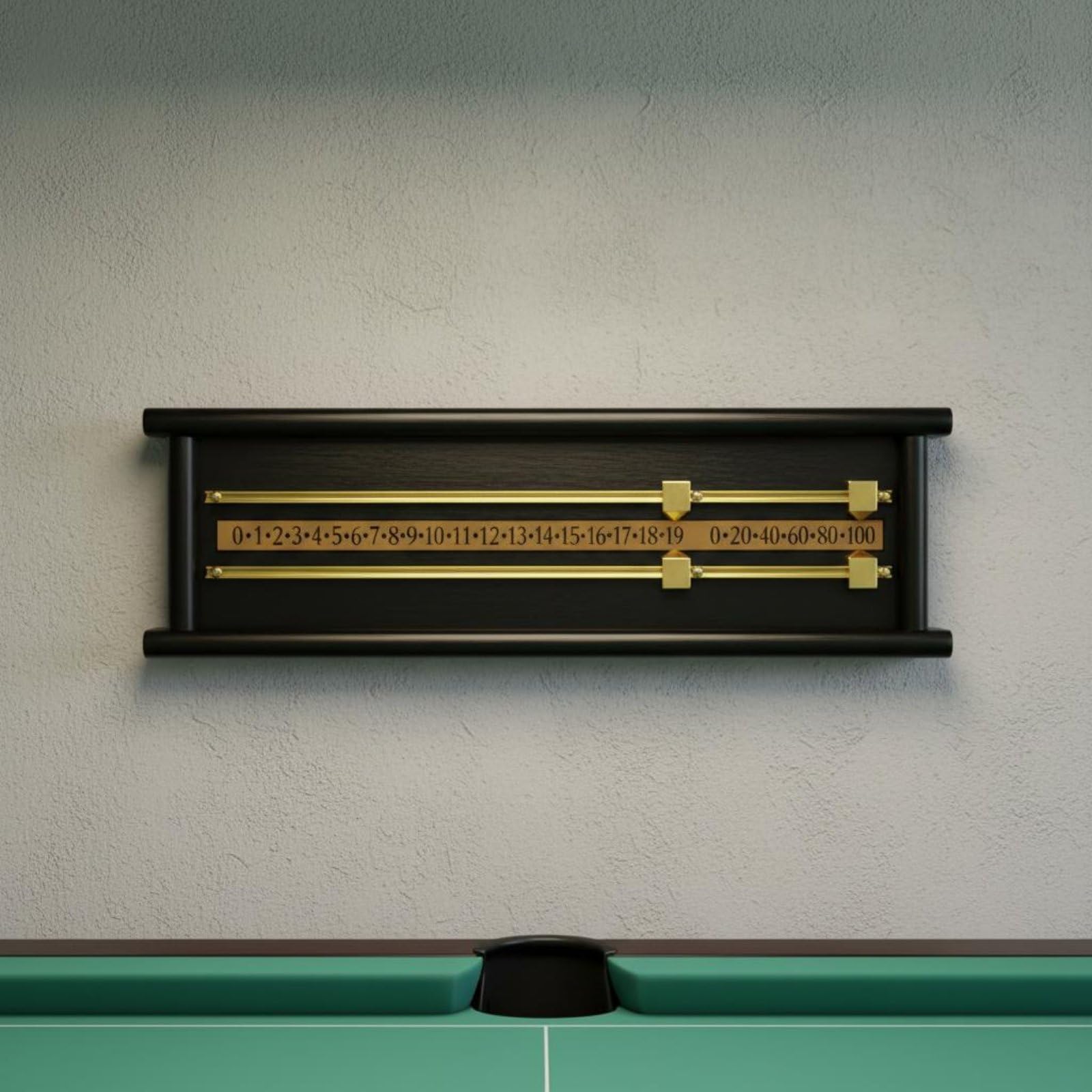 Segnapunti da Biliardo in Legno Robusto Scoreboard da Biliardo in Legno Stile Classico Attrezzatura Sportiva per Tornei