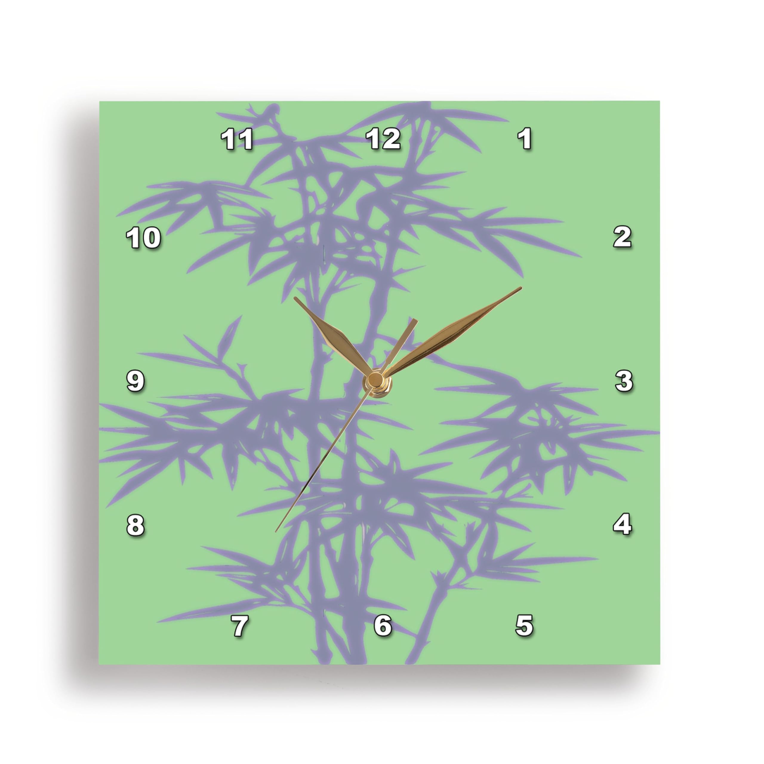 Horloge murale spirituelle zen bamboo pour réduire le stress à la maison