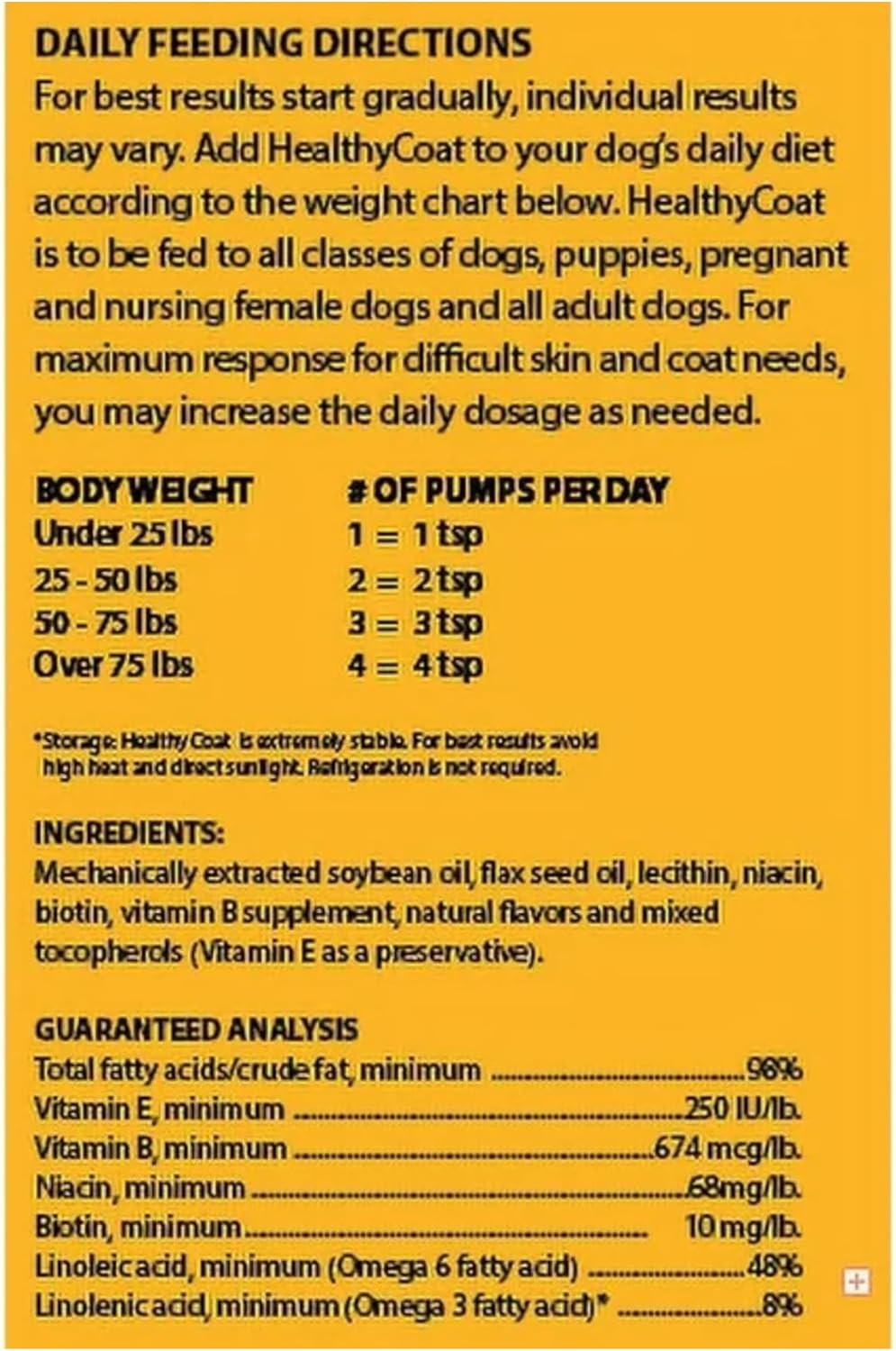 HealthyCoat Dog Food Supplement Gallon – Omega 3 & 6 Fatty Acids, Bacon Flavor – Reduces Shedding, Itching, Hot Spots & Allergies, Supports Skin, Coat & Joints