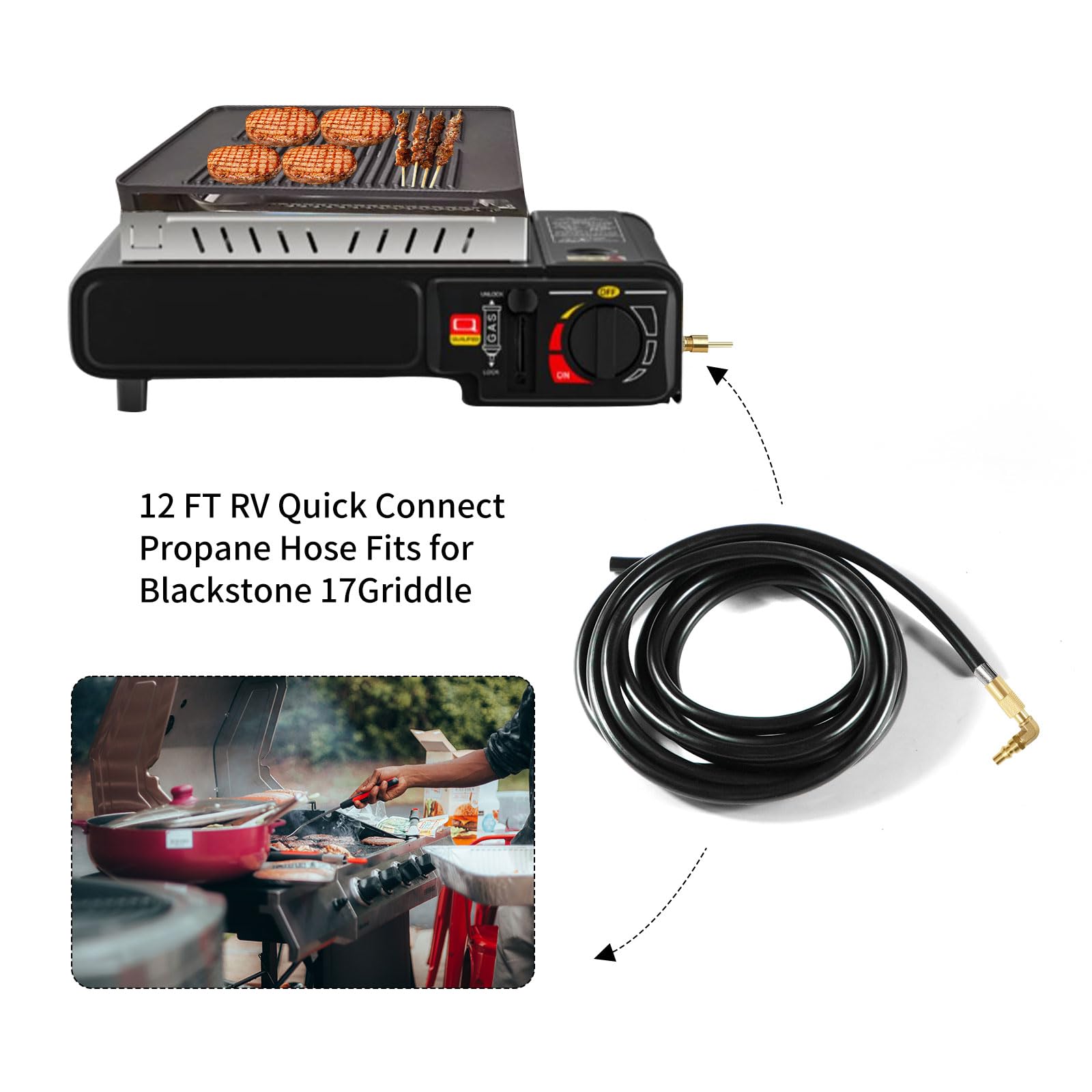 Adaptateur De Connexion Rapide Pour Camping-car, 6,35