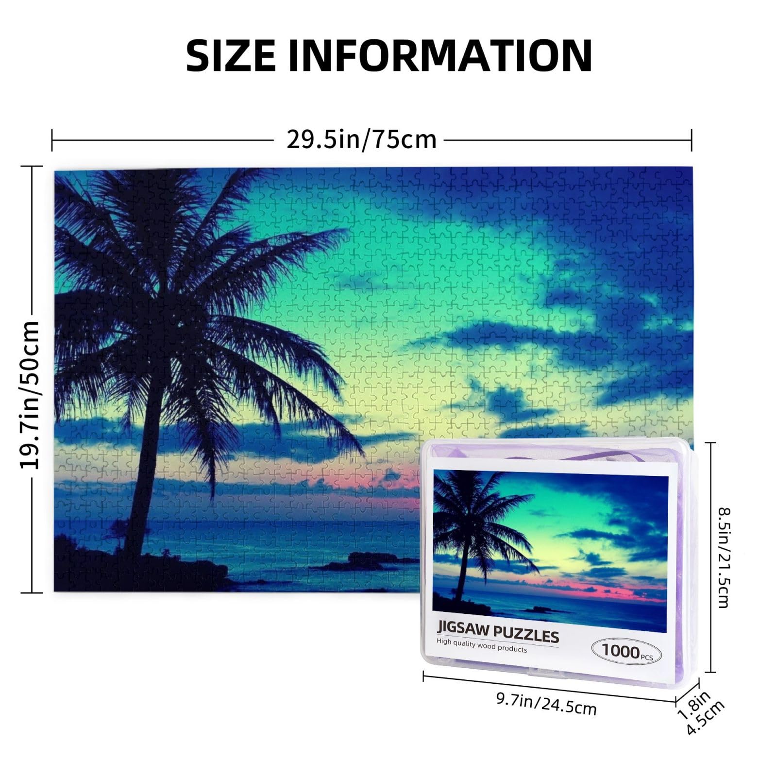 Amazon.co.jp: パズル おしゃれ ハワイアン ハワイ 海 木製 1000ピース