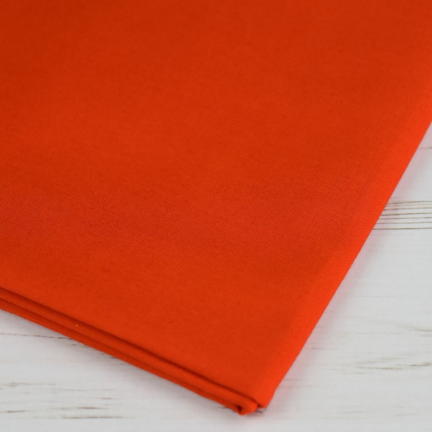 Plain Extra Wide Orange 100% Cotton Craft Sheeting Quilting Lining Draping Bunting Woven Dress Fabric Material | 60" – 150 cm Wide | per Metre