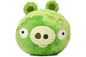 Angry Birds 7-Inch Green Pig Plush Doll: Embrace the Green Mischief!