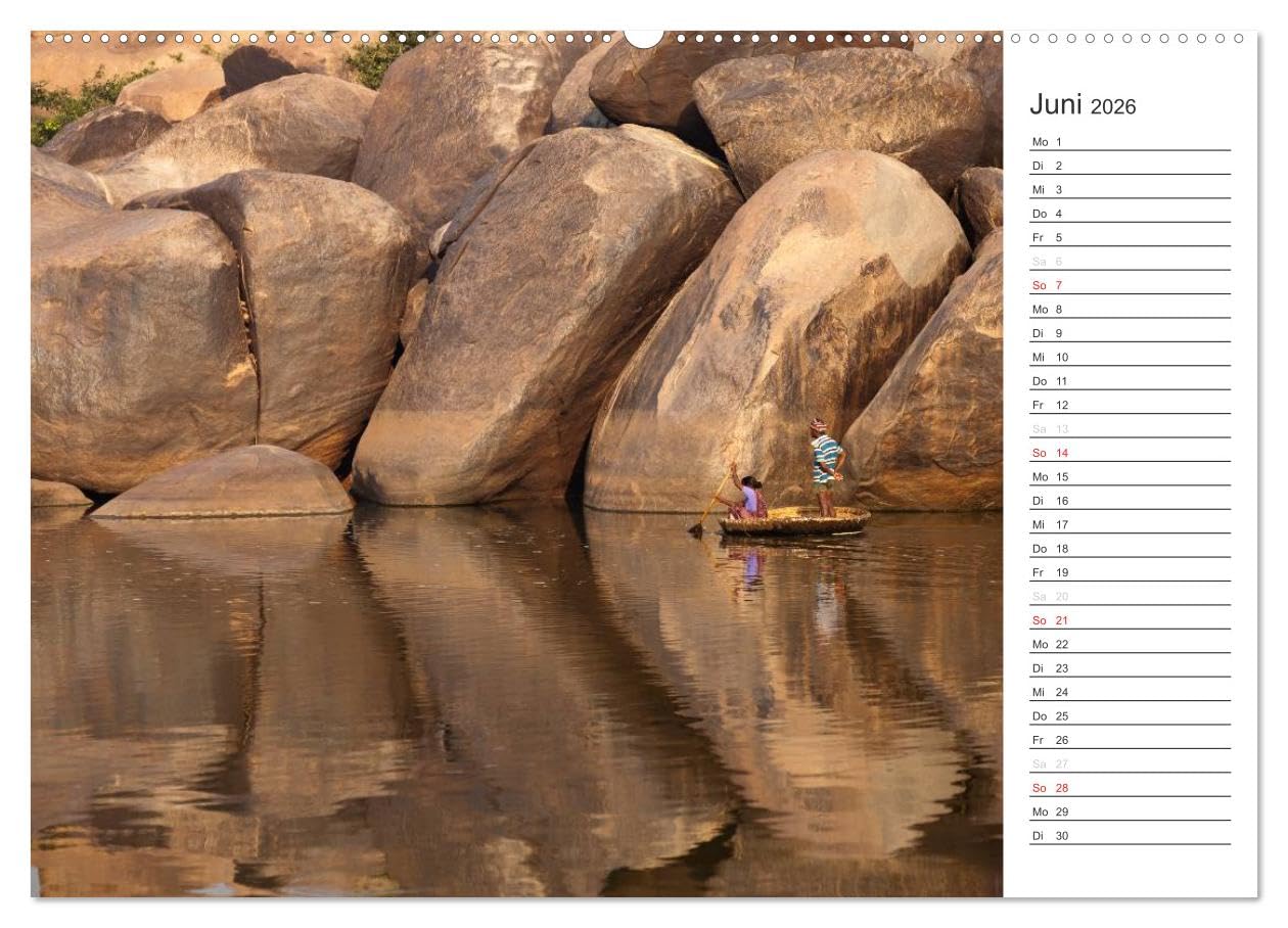 Farbenfrohes aus Indien (Wandkalender 2026 DIN A2 quer), CALVENDO Monatskalender: Das unglaubliche Indien in seiner ganzen bunten Farbenpracht. (CALVENDO Orte)