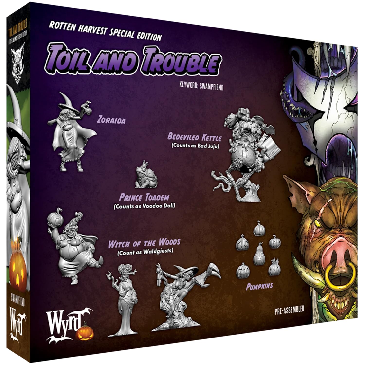 Malifaux Terza Edizione Limitata - Marcio Harvest Toil and Trouble