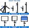 LED Photo Video Light 2-Pack، Ci-Fotto Dimmable 5600K USB LED ضوء التصوير المستمر مع حوامل وفلاتر الألوان لاستوديوهات الصور ، YouTube ، TikTok ، تسجيل الفيديو ، دفق الألعاب