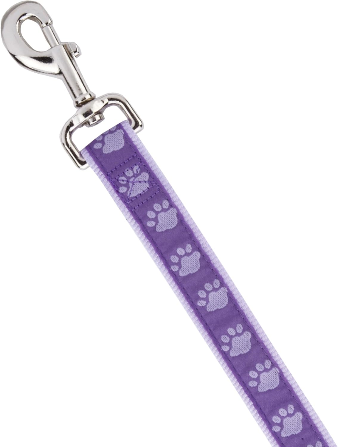Guardian Gear Nylon Two-Tone Pawprint Dog Leash, 4-Feet x 5/8-Inch Lead, Pink : Pet Leashes : Pet Supplies