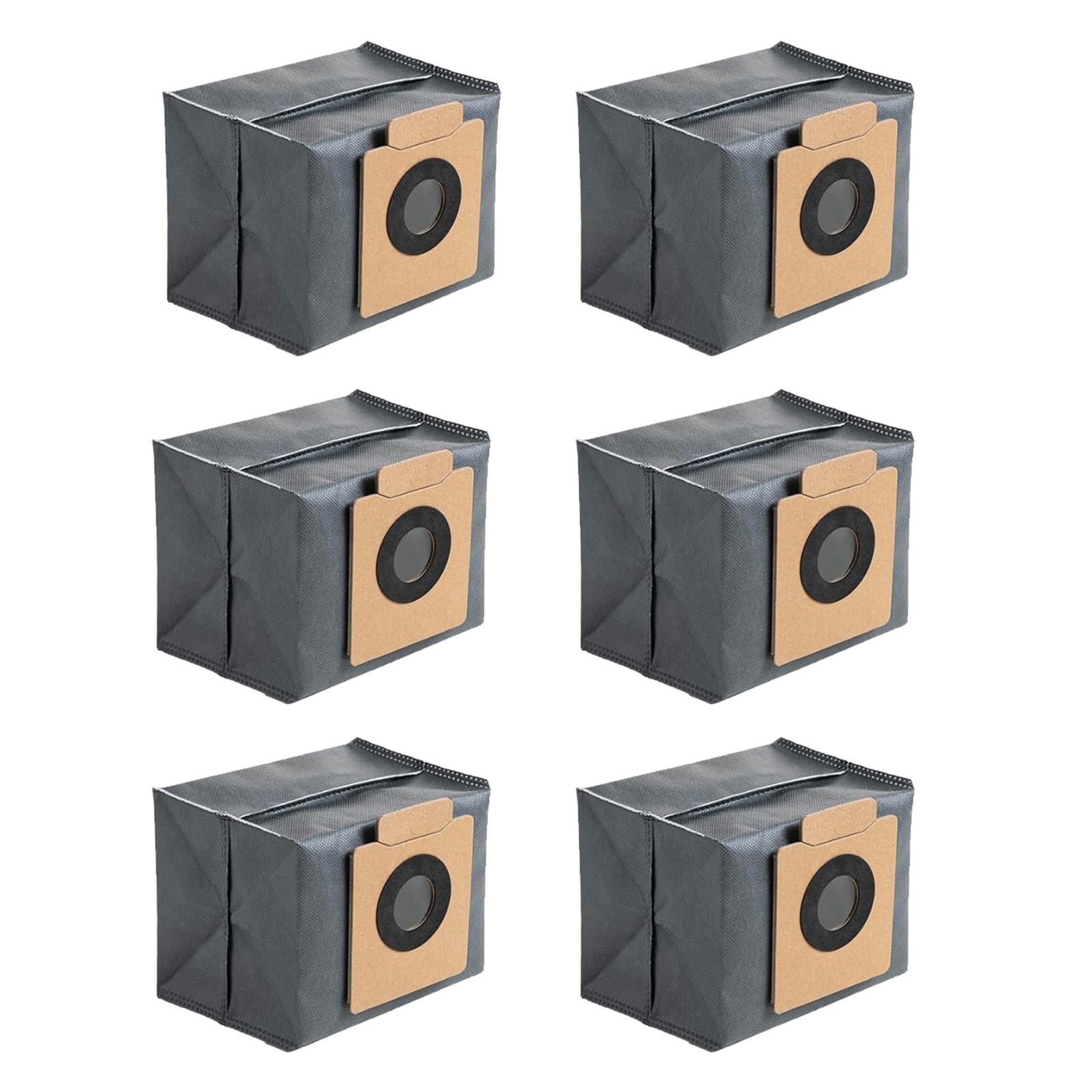6 Pcs Dust Bags Replacement for Eufy Clean X8 Pro/ X10 Pro Omni Robot Vacuum Self-Empty Station Accessories Part