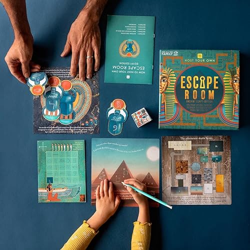 Miniatura 2 de Talking Tables Juego de Escape Room con temática egipcia para niños  Resuelve rompecabezas y códigos únicos para escapar de la maldición del faraón