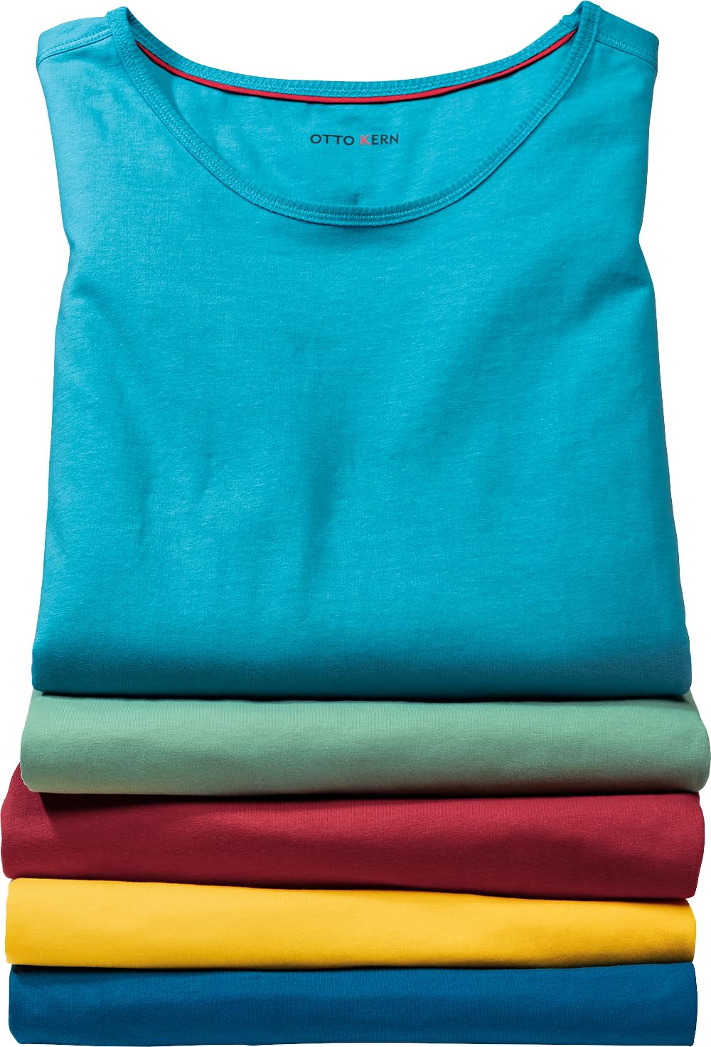 Otto Kern Tank Top Herren im 5er Pack – Lockere Passform, Tanktop aus 100% Baumwolle, Tank Top Herren Sommer – in 5 frischen Sommerfarben, Bunt, Gr. XXL