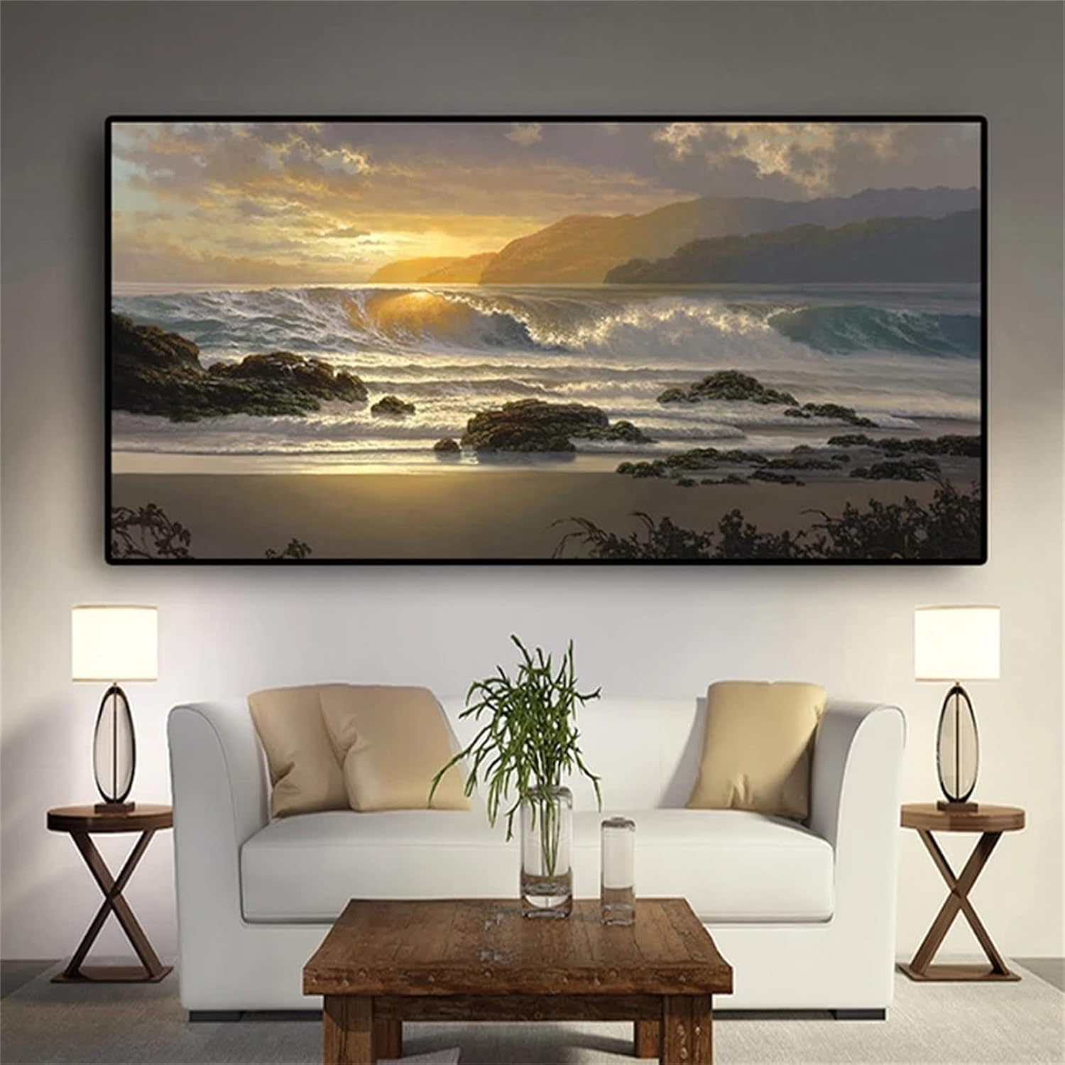 新品 送料無料 ダイヤモンドアートキット サンセットビーチ 5d モザイクアート ダイアモンドビーズ 絵画キット Diy 大人手作り絵画 ダイヤモンド絵画 手芸キット 初心者 ダイヤモンド塗装キット 全面貼り付けタイプ ハンドメイド かわいい おしゃれ 芸術品 装飾 80x160cm