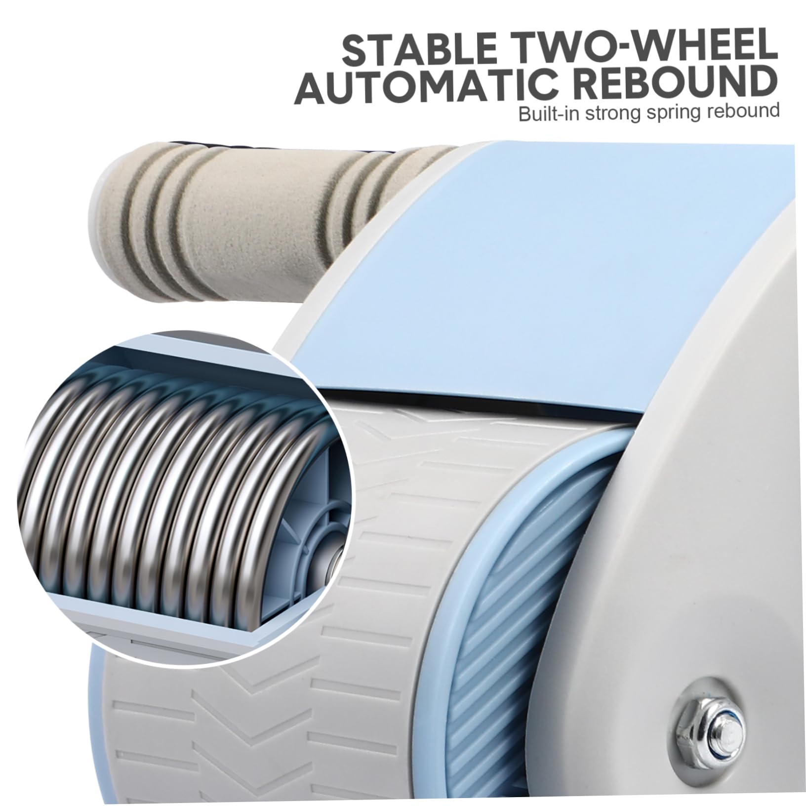 Rueda abds rebote automático rodilla apoyo rueda rodillo abdominal rodillos gimnasia músculo rueda rodillo ab para entrenamiento rueda abdominal caucho Color Aleatorio