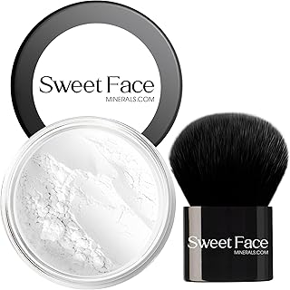 Polvo de acabado con brocha KABUKI mineral ma...