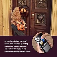 Vista 4 de PUNCUBE Llavero compacto para llavero – Funda para llave Ridge para funda de teléfono – Llavero organizador de llaves inteligente – Soporte