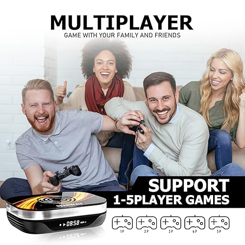 Miniatura 6 de Bearway Retro Game Consoles Super Console X3 Plus 114,000+ Games Video Game Console Plug Play Video Games for TV EmuELEC 4.5Android 9.0CoreE 3