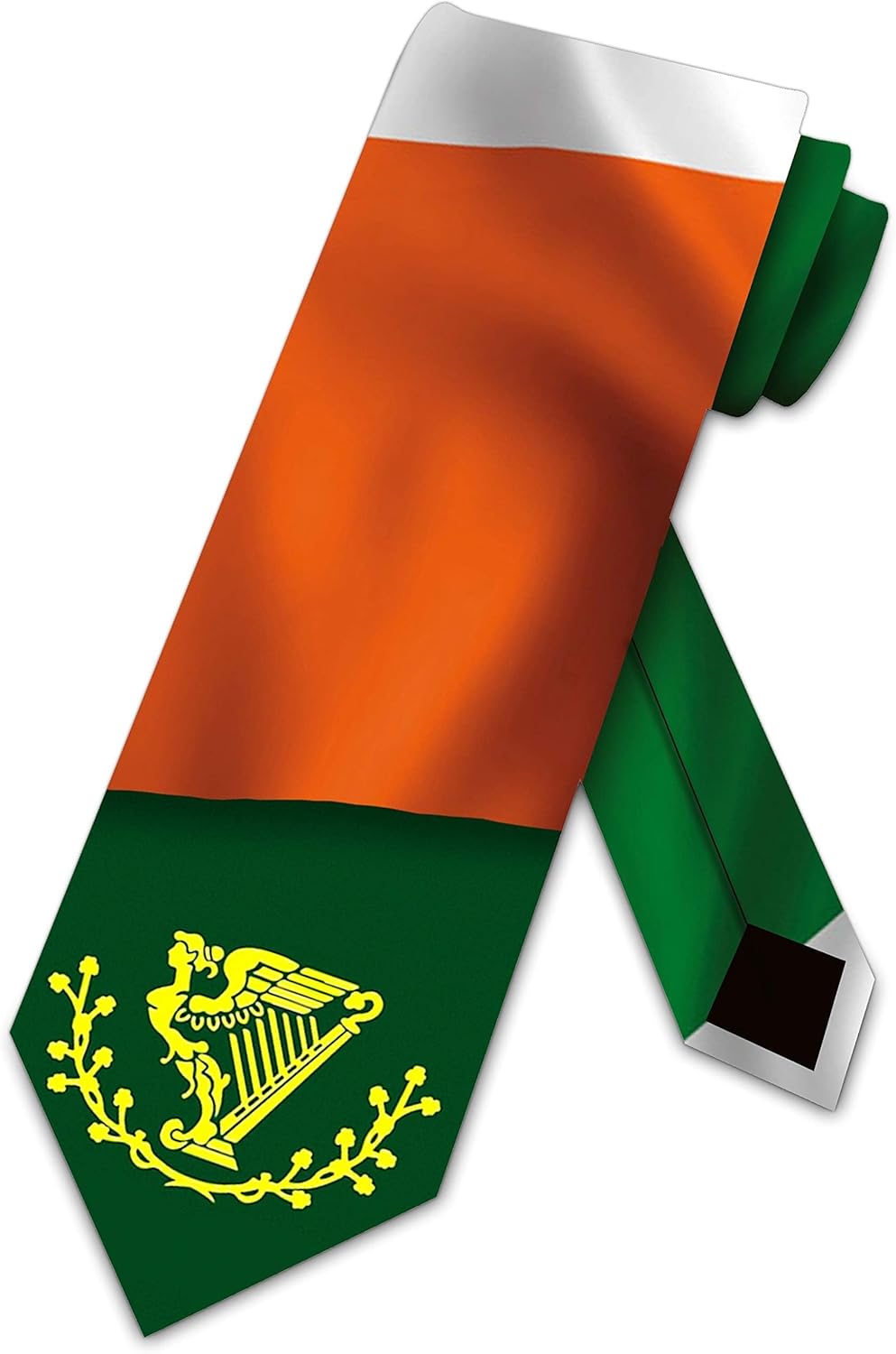 Three Rooker Flag Ties Mens Irish Flag Necktie