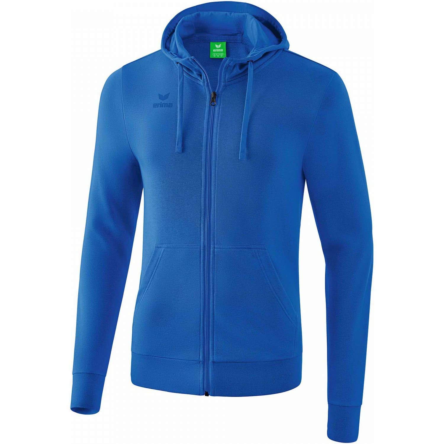 Erima Hooded Sweat Jacket - New Royal, Small