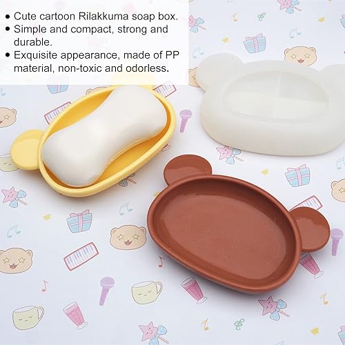 Miniatura 3 de Bandeja de resina para cabeza de oso, jabonera de silicona de resina, almacenamiento irregular, caja de joyería de silicona para baratijas de