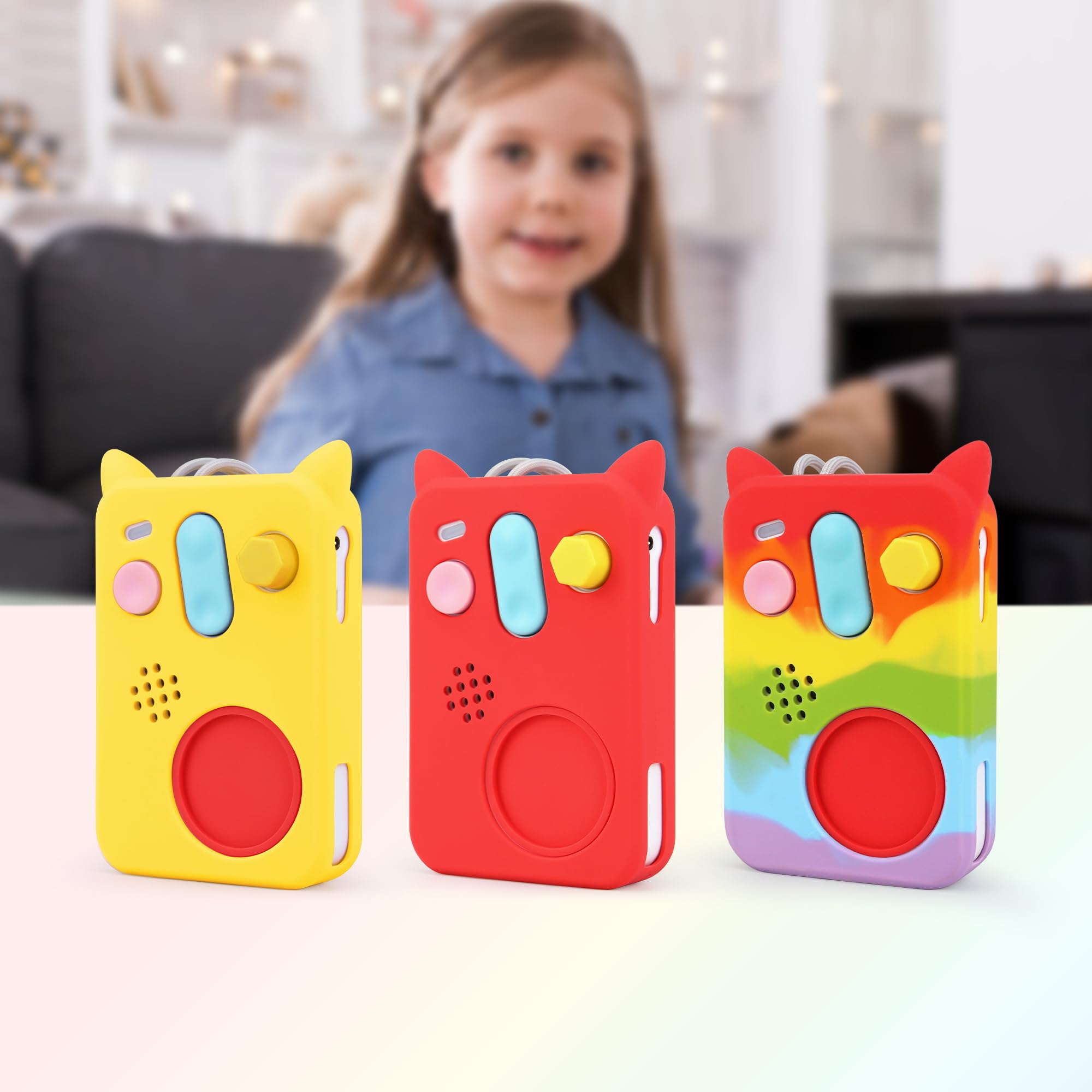 Funda Protectora para FABA+ Cuentacuentos Interactivo, Silicona, Sólo Funda (Amarillo)