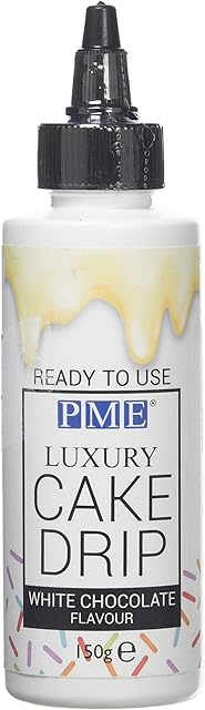 PME Ready-to-Use Cake Drip and Drizzle White Chocolate Flavour