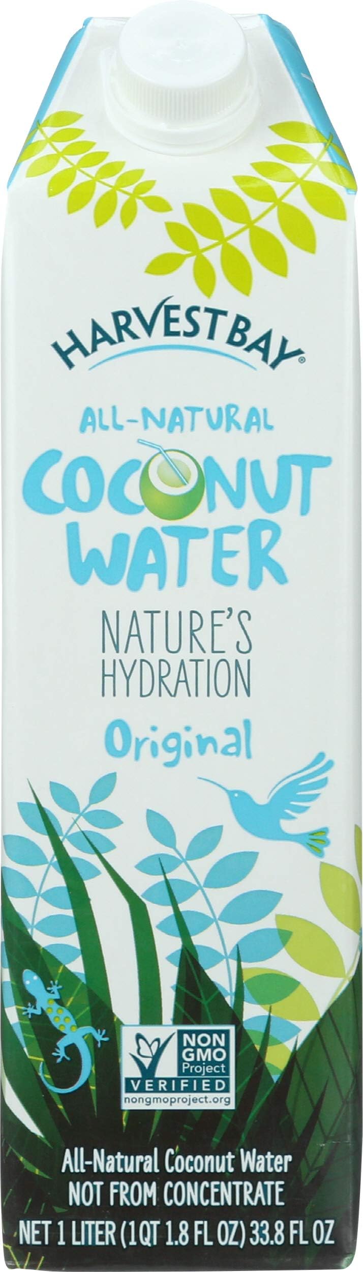 Harvest Bay Coconut Water Juice Aseptic Box, 33.80 oz