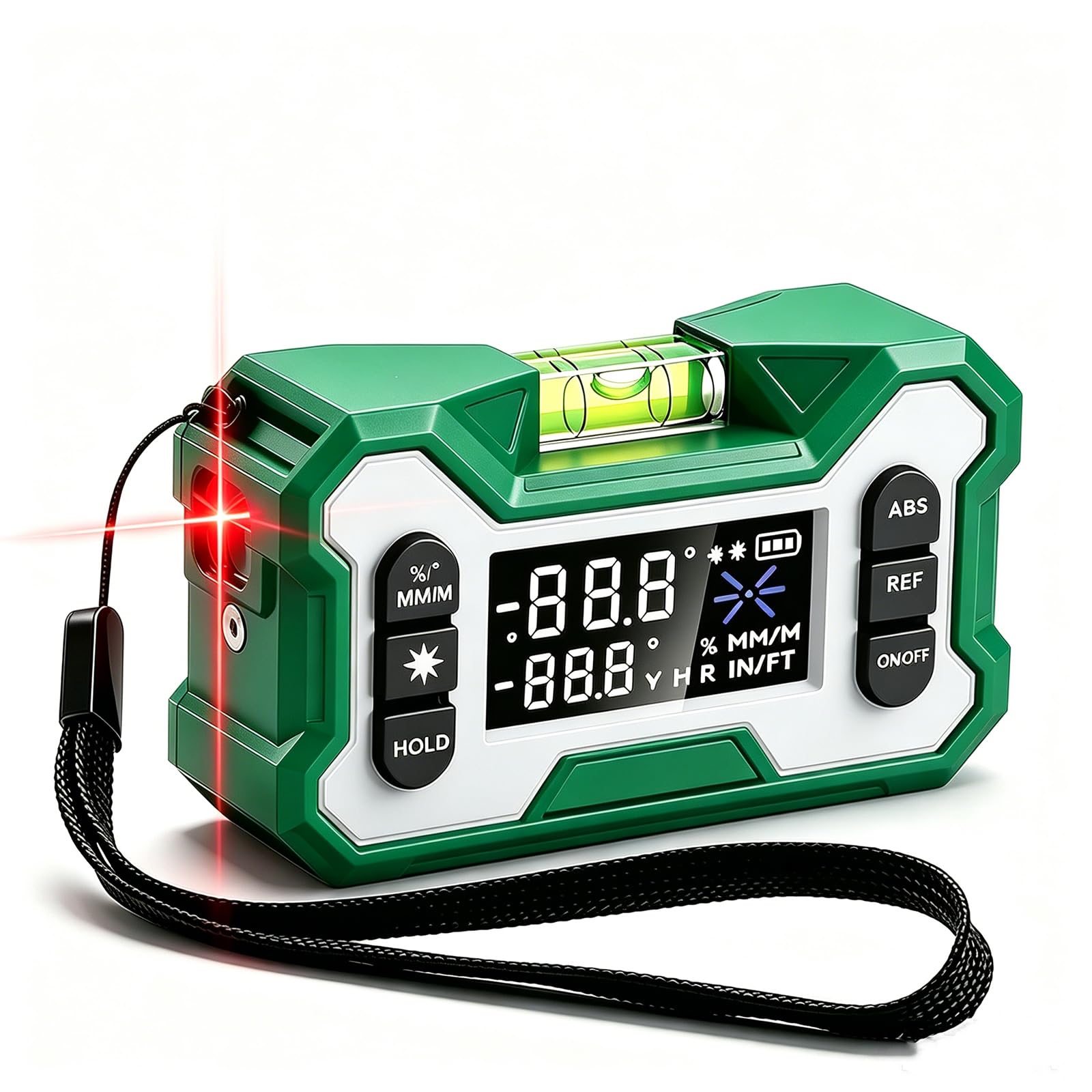 Digital Angle Finder - Laser Inclinometer with Magnetic Base -10 Digital Angle Finder - Laser Inclinometer with Magnetic Base -10