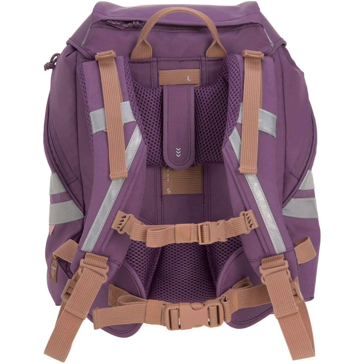 LÄSSIG 7-teiliges Schulranzen Set Kinder/School Set Flexy Unique Lila/Violett
