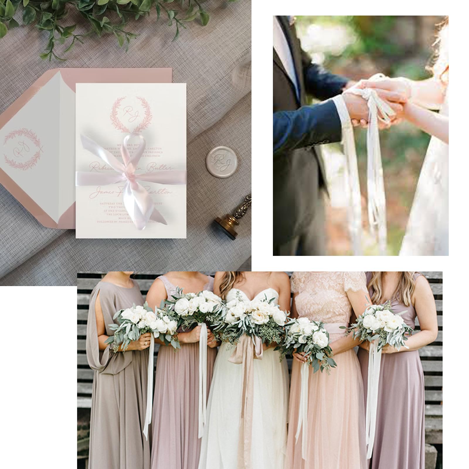 Generic Ruban De Satin,Boîte-Cadeau,Décorative De Mariage, Ceinture D' Emballage De Bouquet - Beige - Prix Pas Cher | CI