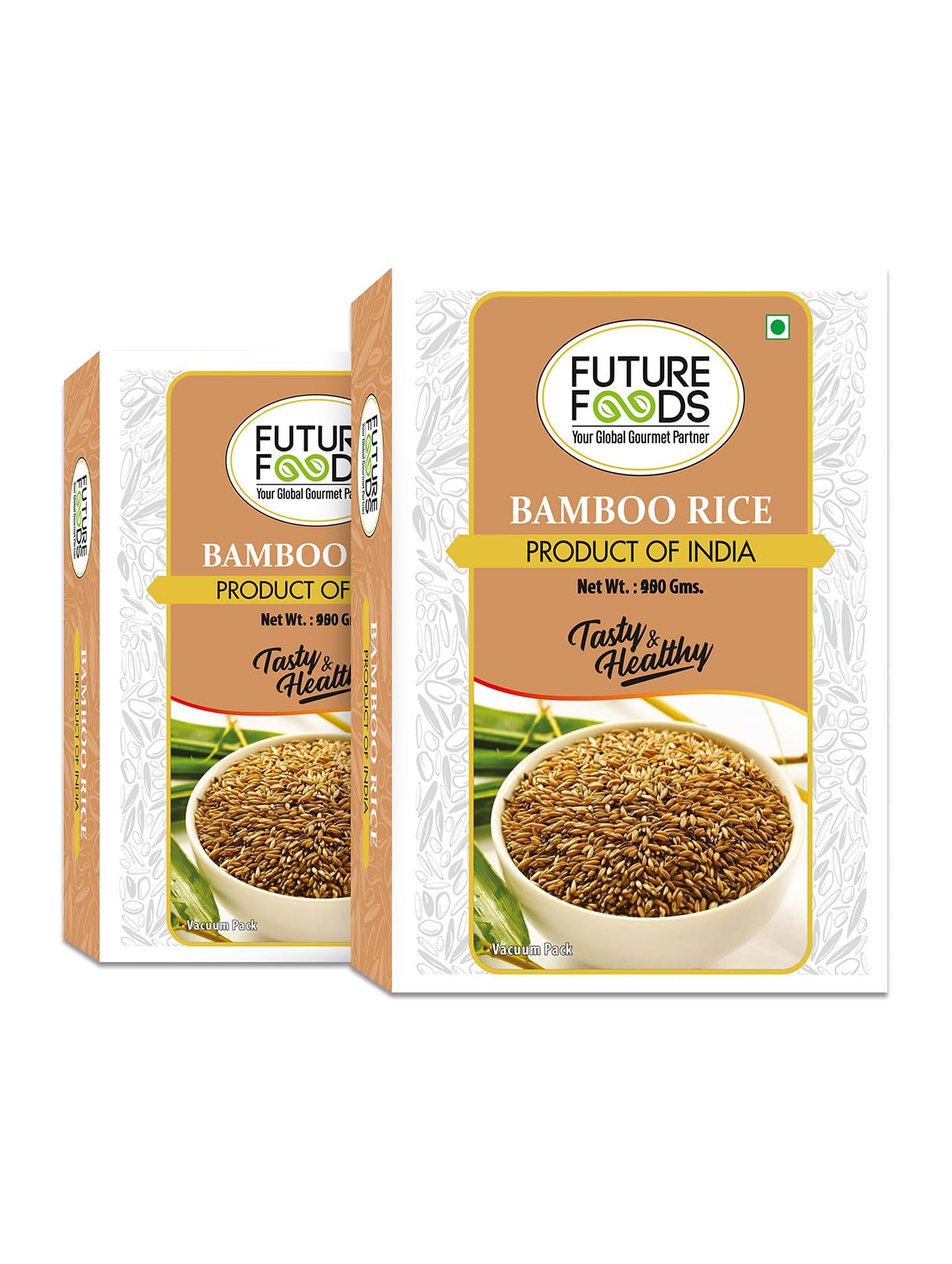 Future Foods Premium Bamboo Rice 900g | Protein Rich | Nutrient Rich | With Anti-Diabetic Properties | Vitamin B Rich | Fat Free (Pack of 2)
