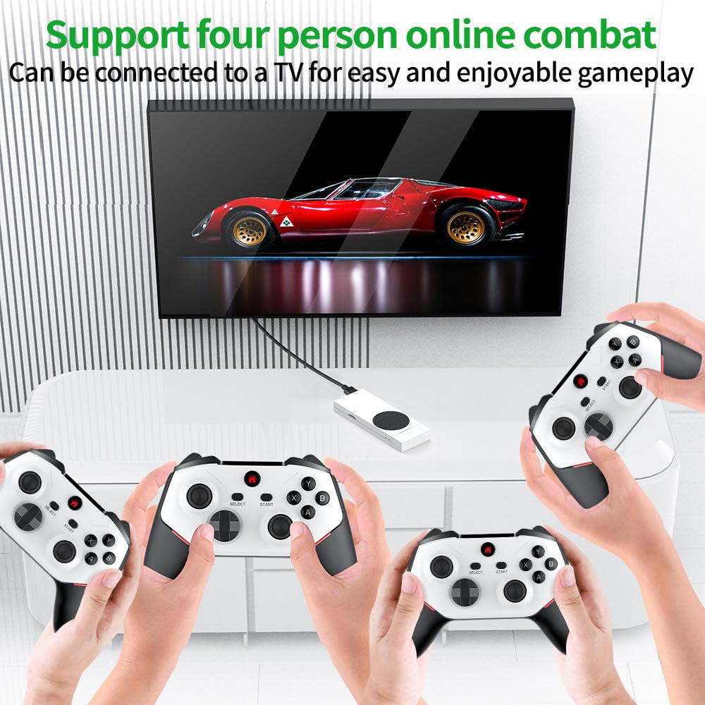 FYURI M88 Game Stick Wireless Controller Gaming Console Video Games for Kids Retro 3D Ps2 Emulator for TV Double Wireless Controllers with 3D GamingVideo Game for Adult & Kids Plug & Play HDMI Game 1