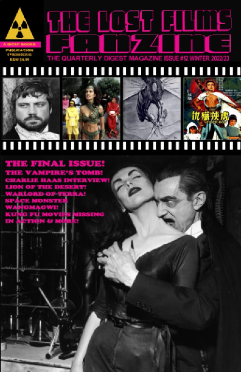 THE LOST FILMS FANZINE #12: (B&W/Variant Cover B)