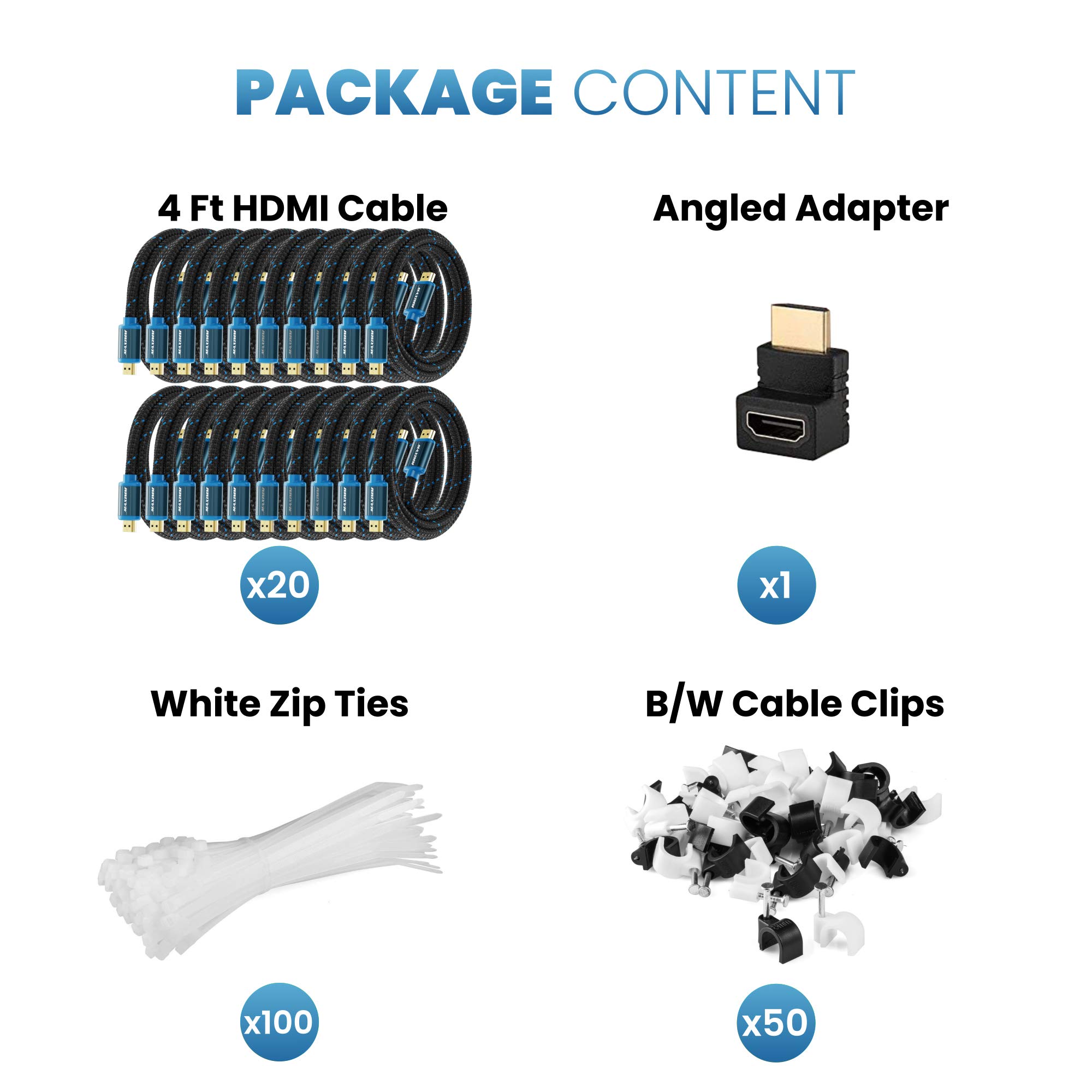 Cavo HDMI 4K Ultra HD, 1,2 m, in nylon intrecciato, cavo HDMI 2.0, ad alta velocità, 18 Gbps, 4K60Hz, HDR, 3D, 2160p, 1080p, HDCP 2.2, ARC, cavi HDMI per monitor, HDTV