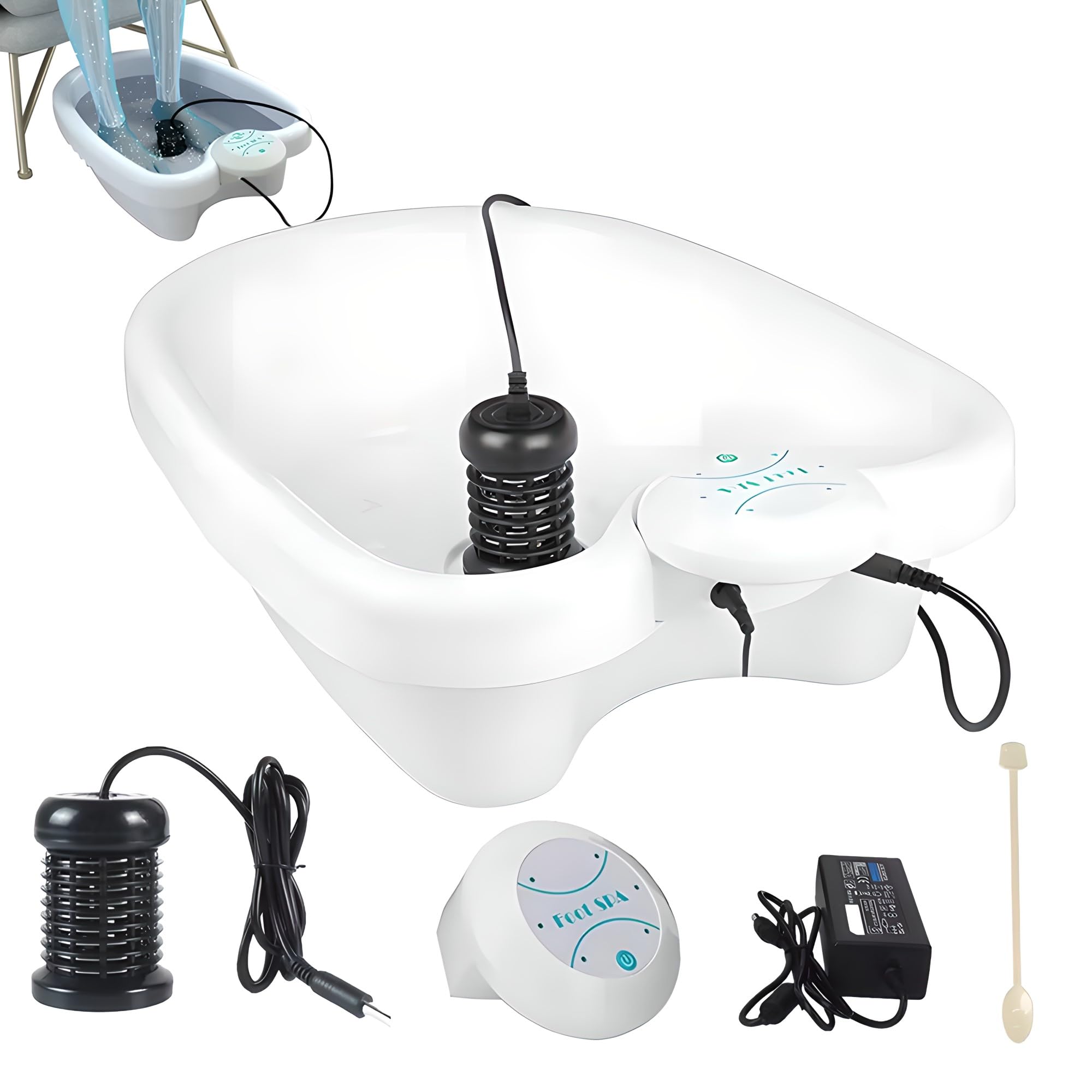 Máquina de baño de pies iónico para el hogar, desintoxicación y limpieza con palangana para un cuerpo relajado y aliviado