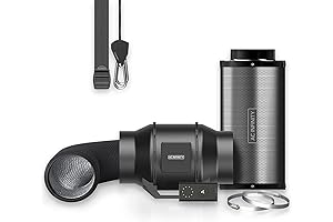 Spider Farmer Fan: Cloudline Lite 6" Inline Fan and Carbon Filter Combo