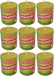 Kit 9 Velas Citronela 90g Cada Master