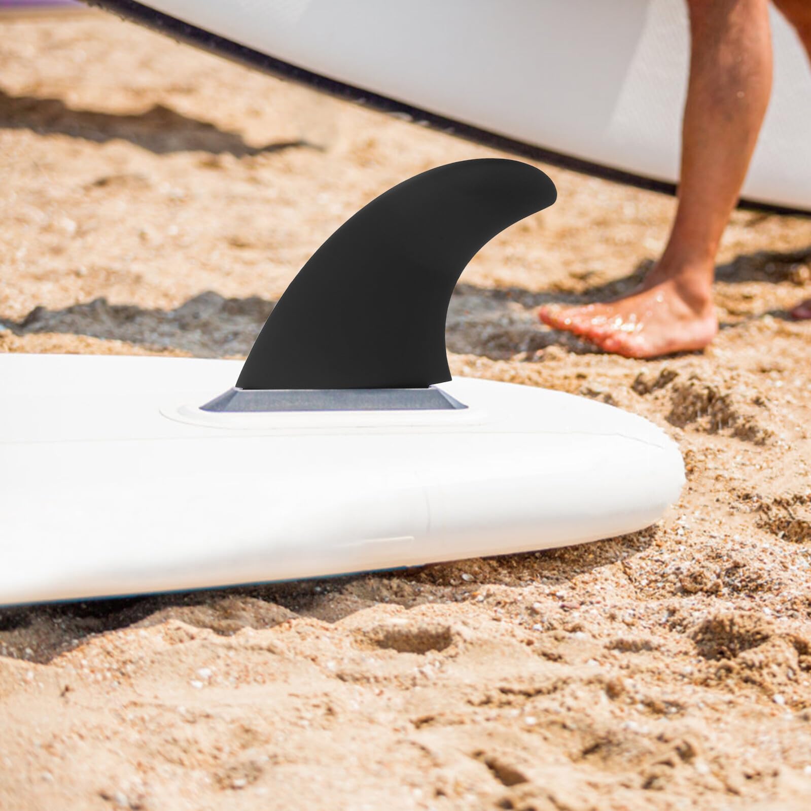 ORFOFE 3 Piezas Paddle Board Replacement Fins de PVC Resistente para Sup Surf Kayak Canoe Aletas para Mejor Equilibrio y Seguimiento Preciso