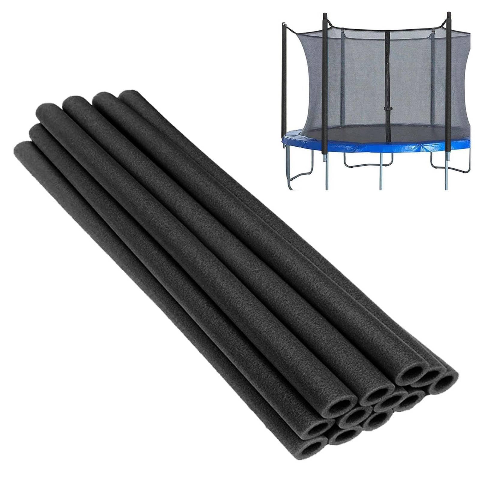 12Pcs Trampoline Pole Foam Sleeves 88cm Length, Trampoline Tube Covers, Waterproof Trampoline Accessories Replacement Parts for Poles with 2.5cm-2.6cm Diameter