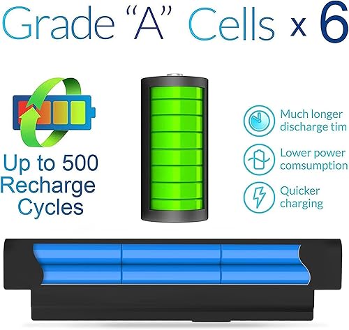 Miniatura 3 de SLE-TECH Batería MR90Y de 65 WH compatible con Dell Inspiron 3521 3721 5521 5721 14-3421 14-3437 14R-5421 14R-5437 17 Latitude14 3000 3540 Series