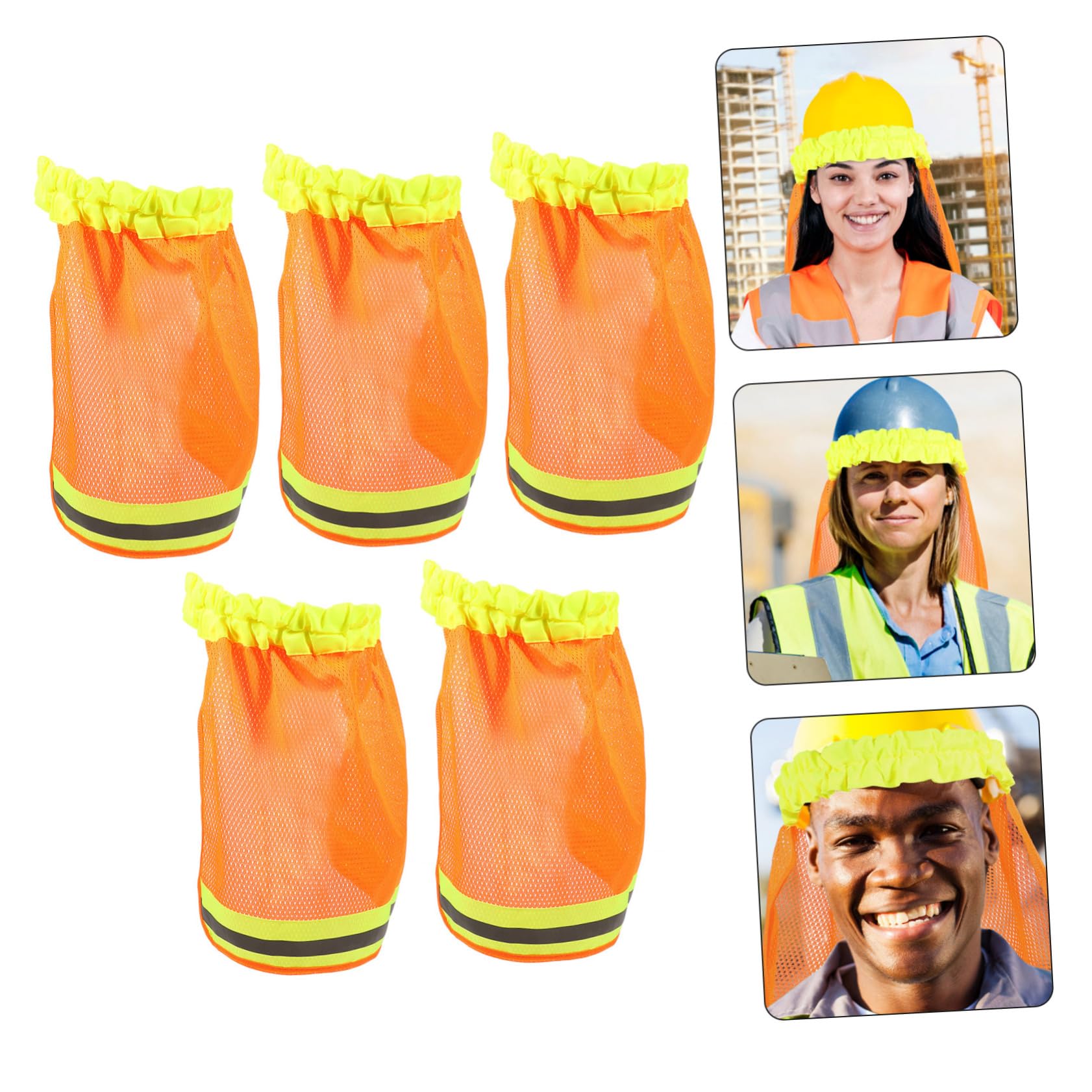Tofficu Schutzhelm Sonnenblende Abdeckung Nacken BAU Von Schutzhelmen Hardhat Uv Schirm Für Schutzhelm Halsschutz Für Schutzhelme Geflecht Aus Chemiefaser
